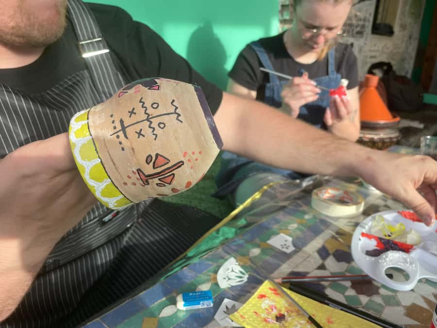 Creative Painting on Fes Pottery - Who will enjoy this workshop most