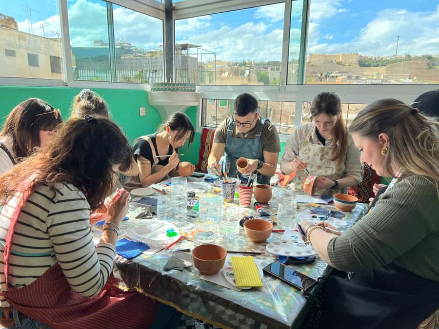 Creative Painting on Fes Pottery - Choosing your pottery piece