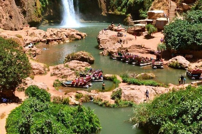 Day trip to OUZOUD waterfall with guide&boat ride from Marrakech - Leaving Marrakech at 8:00 am
