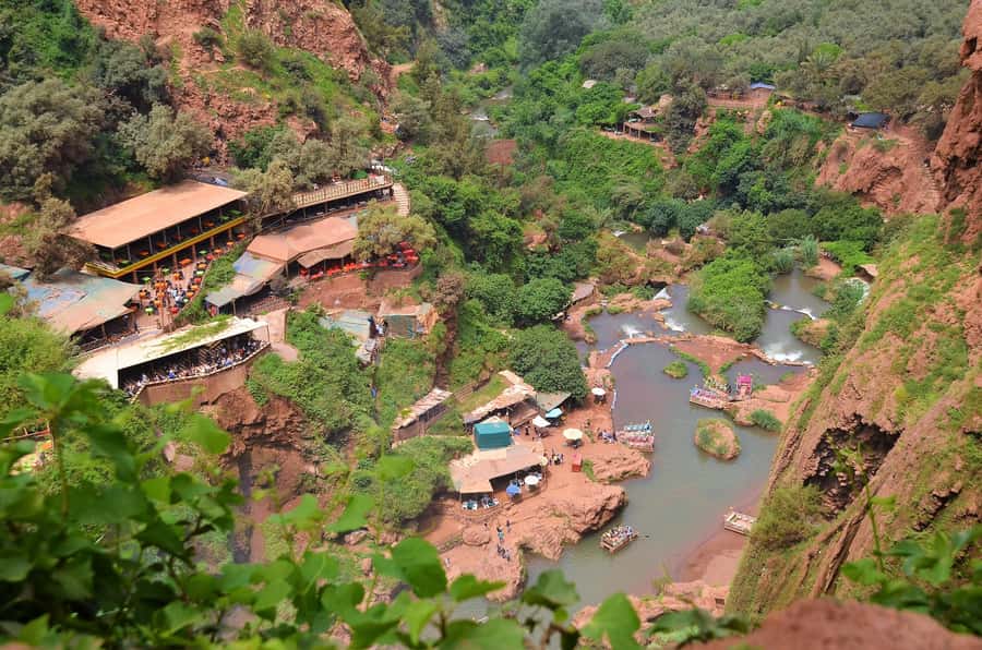 Day Trip To Ouzoud Waterfalls & Boat Ride From Marrakech - Arriving at the 110-meter Ouzoud Falls