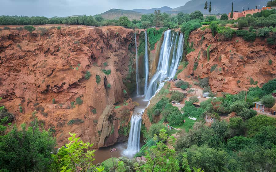Day Trip To Ouzoud Waterfalls (Guide Hik & Boat option) - Walking through olive trees to the falls