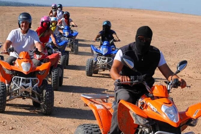Desert quad biking and camel riding plus diner under stars - From Marrakech Medina to the Agafay Desert