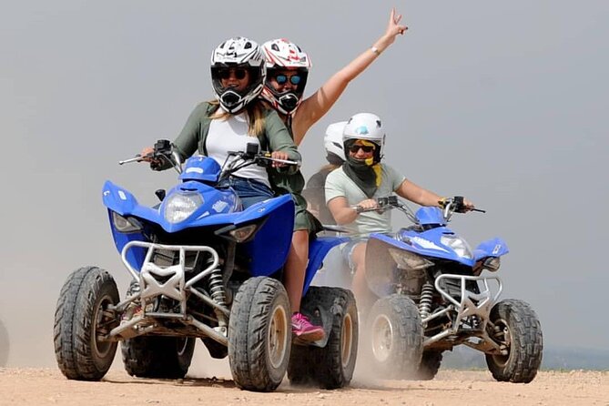 Desert quad biking and camel riding plus diner under stars - A camel ride in blue Tuareg clothing