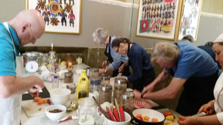 Edgy 8 Dish Private, Fusion Cooking Class, Menu Plan, Market - What the $112 price includes