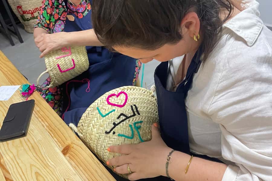 Embroider Your Name in Arabic Calligraphy – Marrakech Medina - Fitting the class into a day in Marrakech
