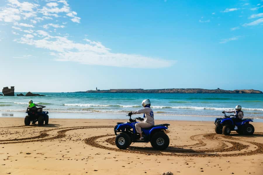 Essaouira Sand Dunes: Half Day Quad Bike Tour - Crossing Oued Ksob and reaching the Sultan’s Palace ruins