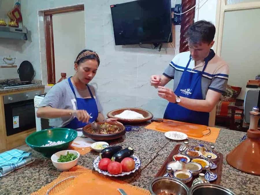 Essaouira: Traditional Family Style Moroccan Cooking Class - Choosing a three-course menu together