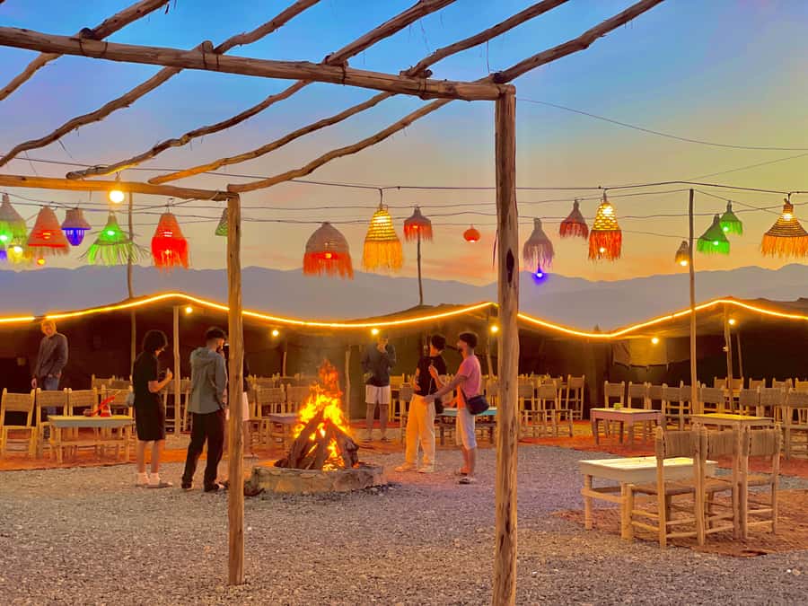 Evening Marrakech: Agafay Desert Quad , Camel & Dinner Shows - Quad biking across Agafay’s rocky desert