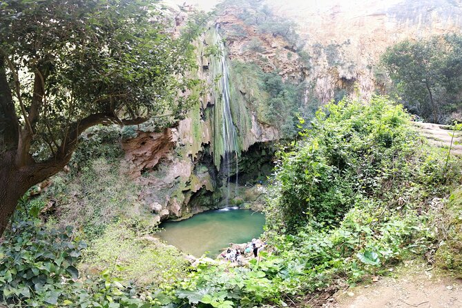 Excursion to the waterfalls / God's Bridge of Akchour - God’s Bridge Adds Steep Rock and Cool Water