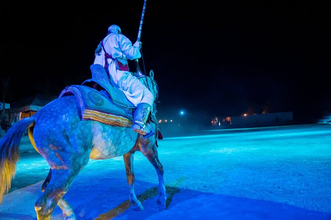 Fantasia Dinner Show Chems Ayour Agadir with Convenient Transfers - Entertainment during dinner keeps the evening moving
