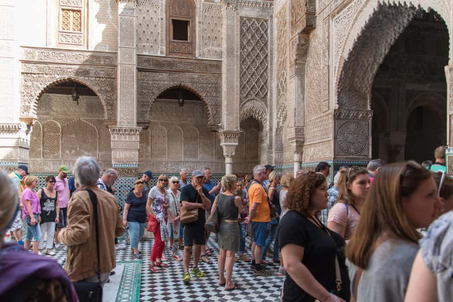 Fes: Attarine Madrasa, Museum, Tannery, Souk and Medina Tour - Al-Karaouine and the scholarly heart of Fes