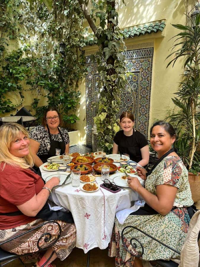 Fes: Authentic Cooking Class and Old Medina Visit - Choosing dishes with Asma