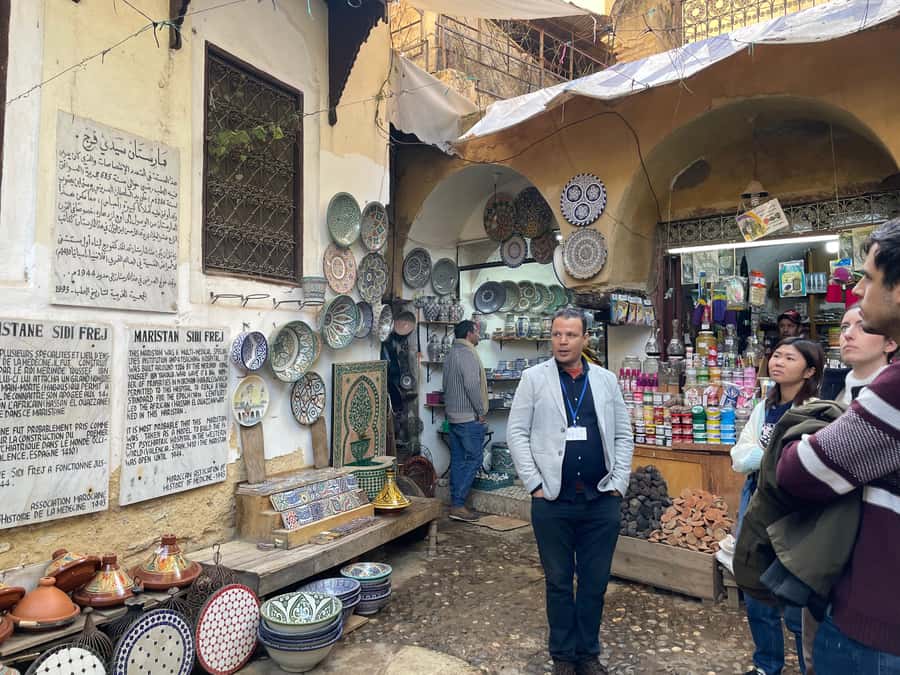 Fes: Medina Guided Tour with Local - Bouanania Medersa and the water clock