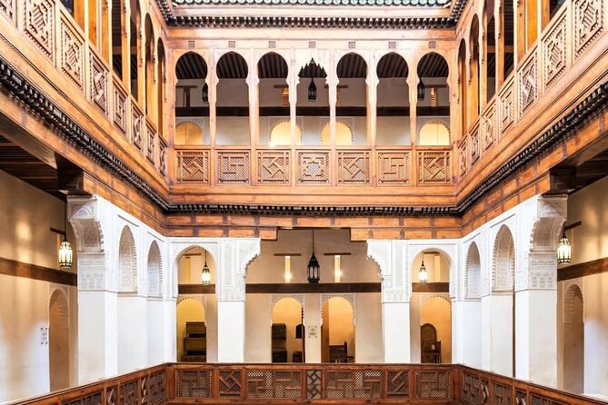 Fes Medina Walking Tour - Attarine Madrasa and the best tilework on the route