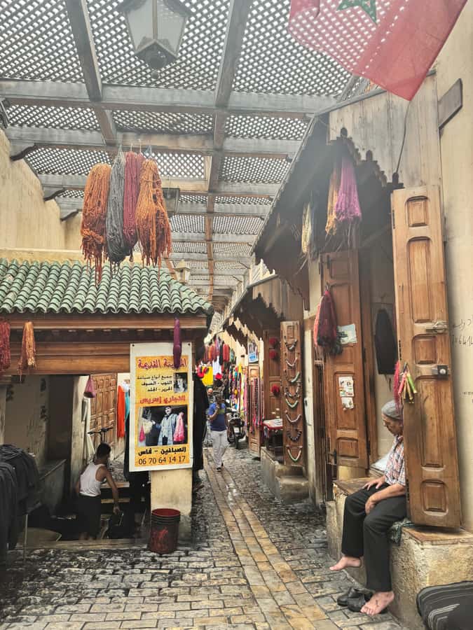 Fes: Museum, Al Attarine Madrasa & Tannery and Medina Tour - Craft shops and the question of buying
