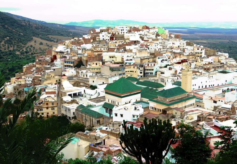 Fes: Volubilis Roman Ruins, Mouly Idriss, & Meknes Day Trip - Leaving Fes and crossing the countryside