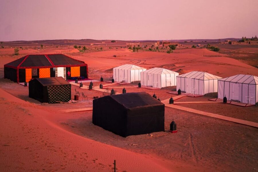 Fez: 2 Day-1 Night Luxury Sahara Desert Trip to Fez/Marakech - Merzouga begins with a 45-minute camel ride