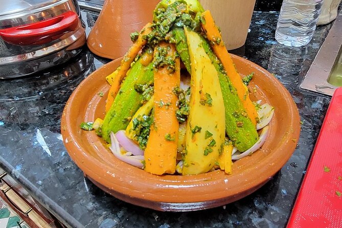 Fez Cooking Class at Palais bab sahra - Sitting down to a generous Moroccan dinner