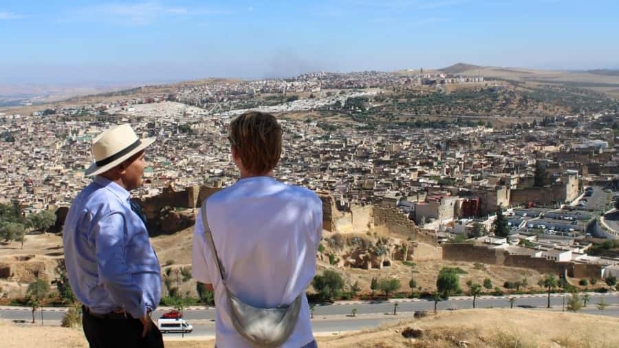 Fez Medina Guided Tour - Quaraouiyine and the Andalusian Mosque from outside