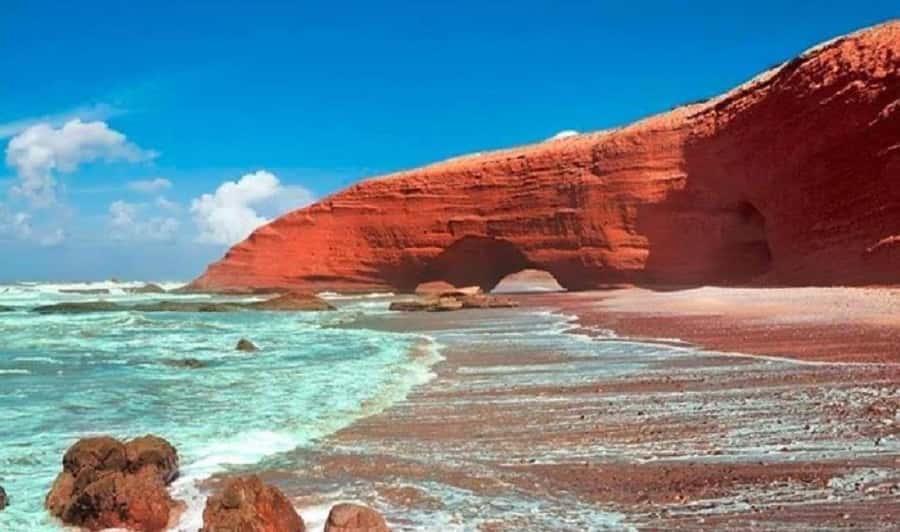 From Agadir: Legzira Beach & Tiznit Day Trip with Lunch - The road from Agadir to the Atlantic