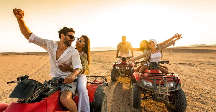 From Agadir or Taghazout: Quad Biking Safari Desert Trip - Sharing one quad with a partner or child