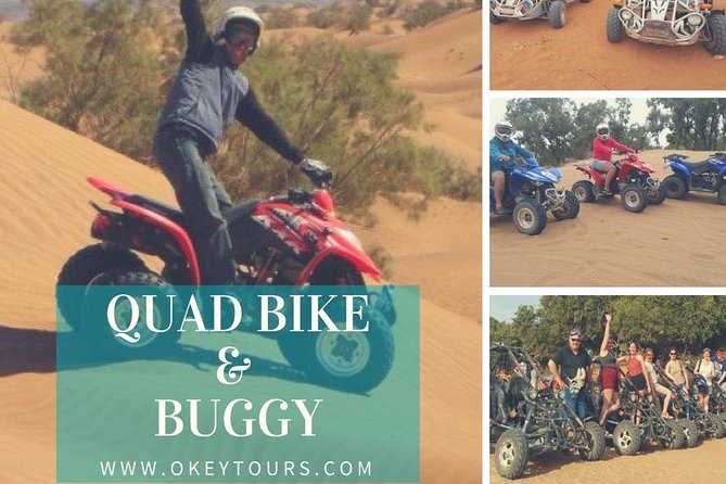 From Agadir: Quad Biking & Sand boarding halfday Experience - From Agadir hotels to the OkeyTours garage
