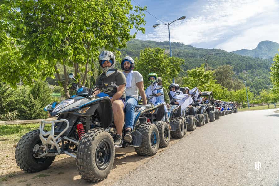 From Chefchaouen: ATV-Quad Guided Tour to Akchour Waterfall - Leaving Chefchaouen by quad