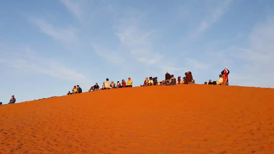 From Fes: 2-Day Merzouga Desert Trip(Luxury Tent & Dinner) - Sunset by camel, with sandboarding on the side