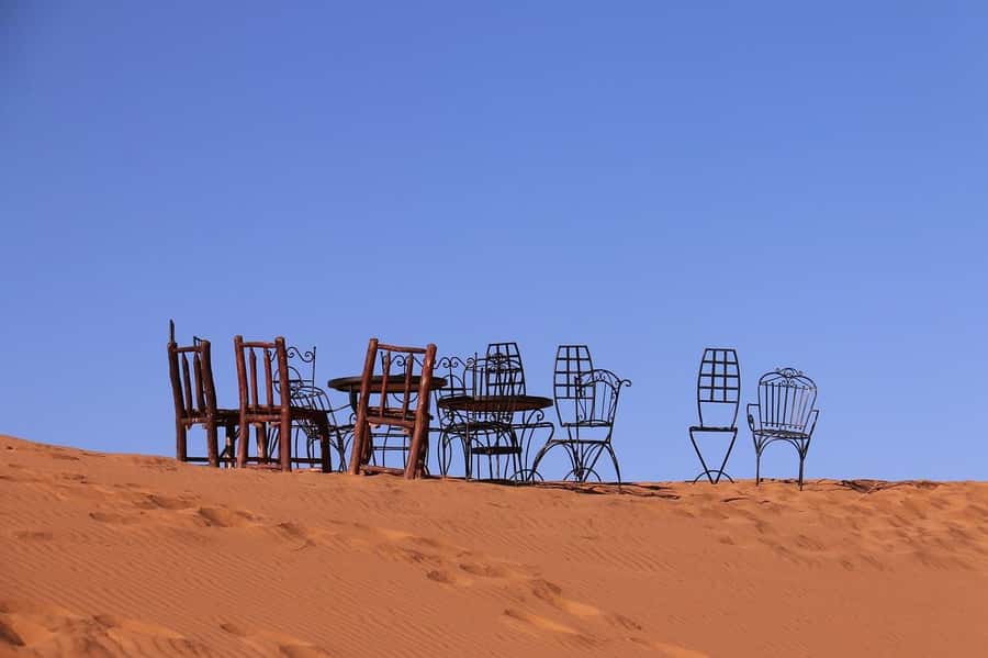 From Fes: 2-Day Merzouga Desert Trip(Luxury Tent & Dinner) - Dinner, fire, and Berber music