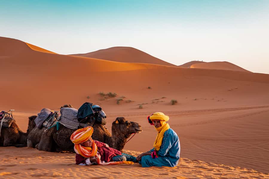From Fes: 2-Day Merzouga Desert Trip w/Luxury Tent & Dinner - Sunrise over the Erb Chebbi dunes