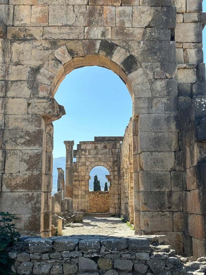 From Fes Day Trip to Meknes,Volubilis,Moulay Idriss Zerhoun - Walking through Roman Volubilis