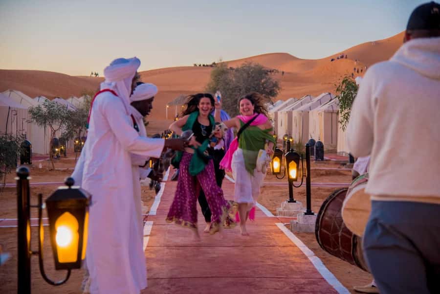 From Fes To Marrakech: 2-Days with Luxury Camp, Desert Tour - Guides, vehicles, and group comfort