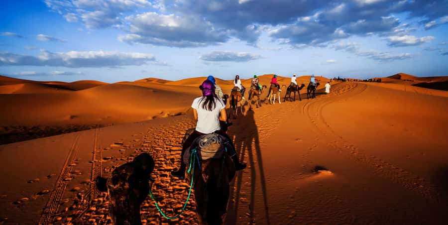 From Fez: 2-Day Marrakech via Merzouga Desert Tour - Erfoud and the approach to Merzouga