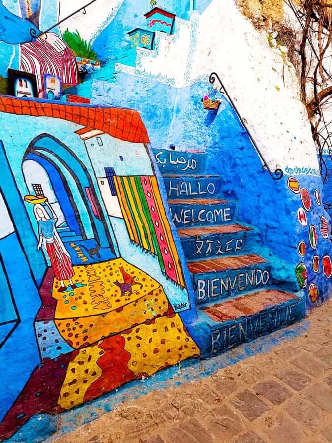 From Fez : Memorable Day Trip to Chefchaouen the Blue City - The hilltop view before Bab Sour