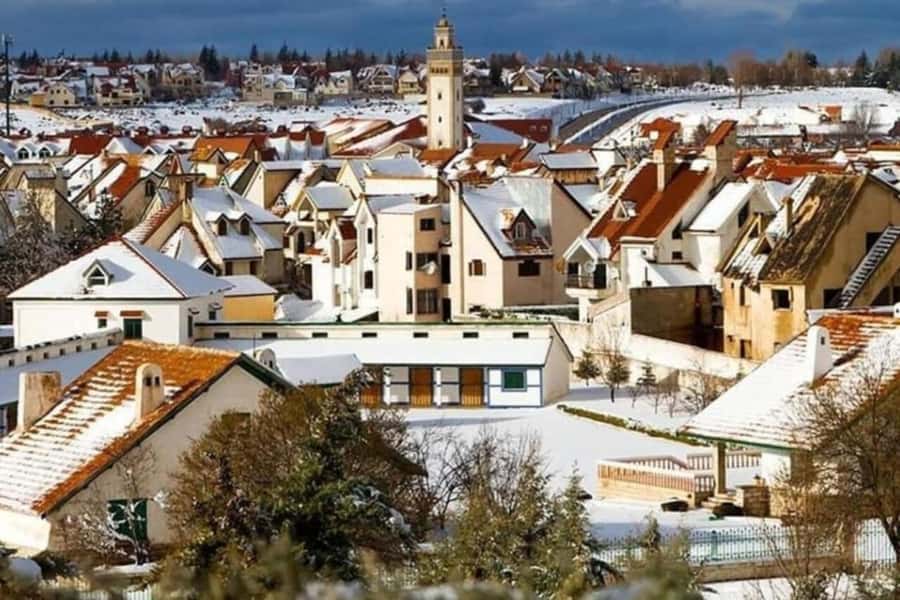 From Fez: Middle Atlas Ifran and Forest of Monkeys Day Trip - Ain Vital and the hills above the road