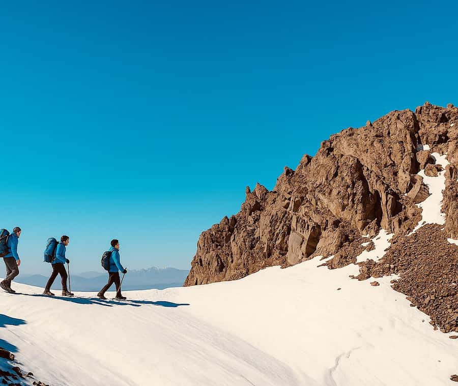 From Marrakech: 3-Day Mount Toubkal Climbing Trek - Day one: Tizi Mzik Pass and Tamsoult Waterfalls
