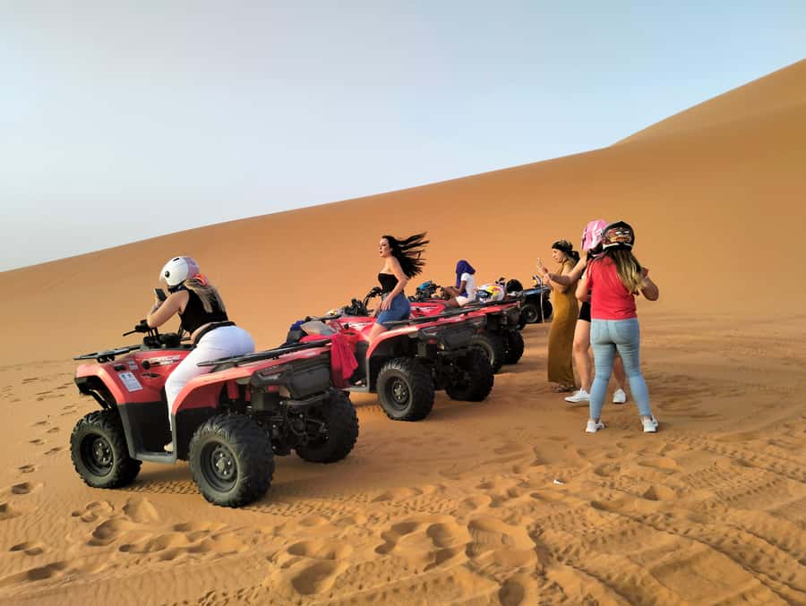 From Marrakech 3 Days Desert Merzouga with Camel & Quad bike - Camel trekking across Erg Chebbi