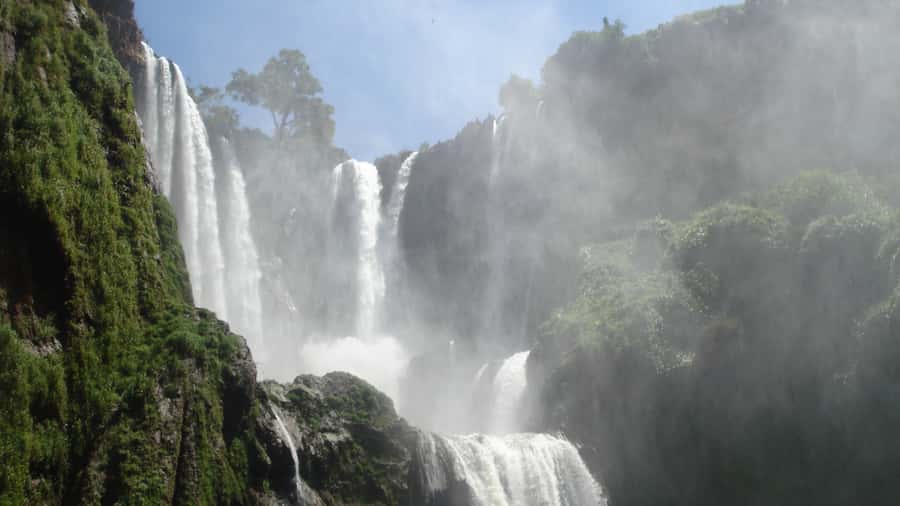 From Marrakech: A day Trip to Ouzoud waterfalls - Hiking down, then climbing back up