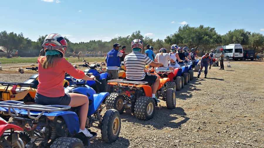 From Marrakech: Adventure Quad Ride in La Palmeraie - Getting comfortable on the quad