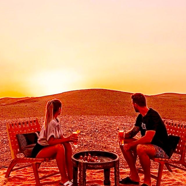 From Marrakech: Agafay Desert Dinner and Optional Camel Ride - The optional camel ride at golden hour