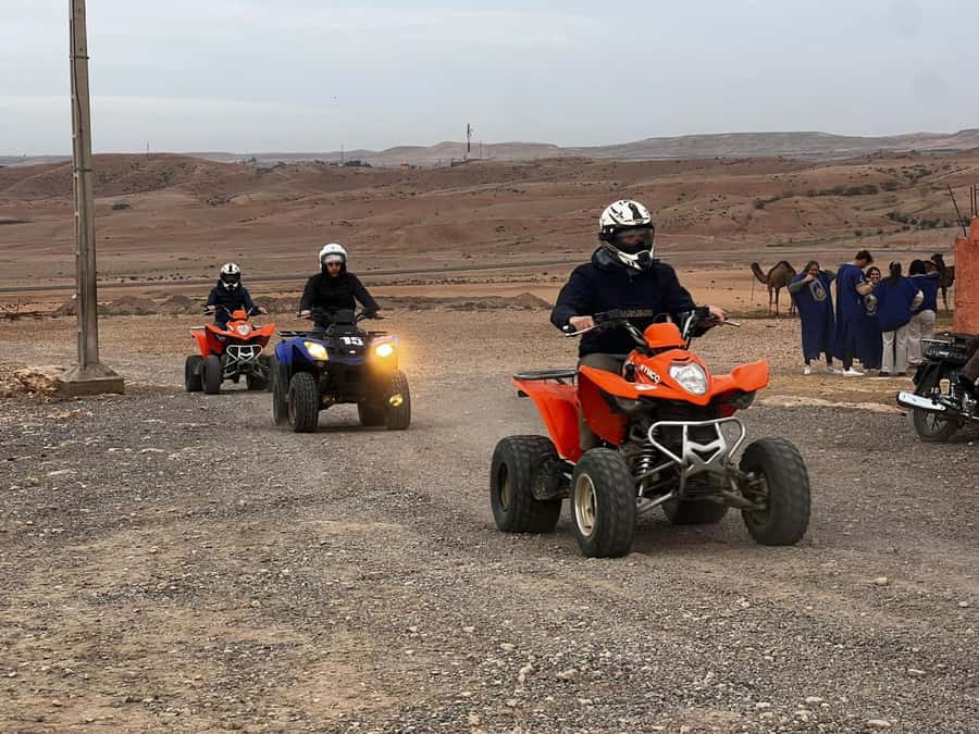 From Marrakech: Agafay Desert Quad Biking Tour with Transfer - The second ride and the return route