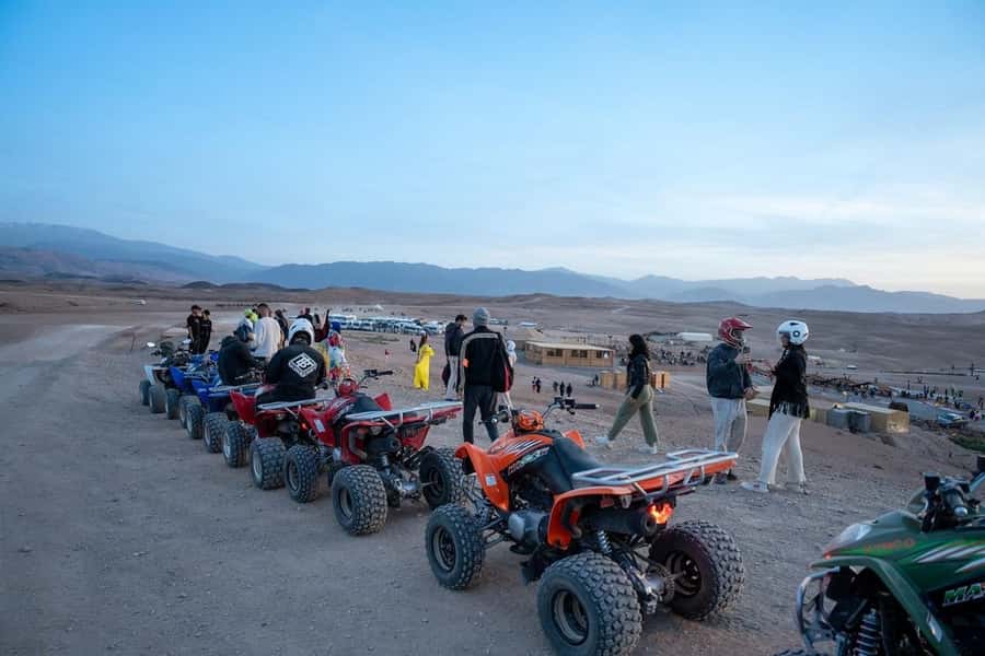 From Marrakech: Agafay Desert Quad Biking with Dinner & Show - The guides make a noticeable difference