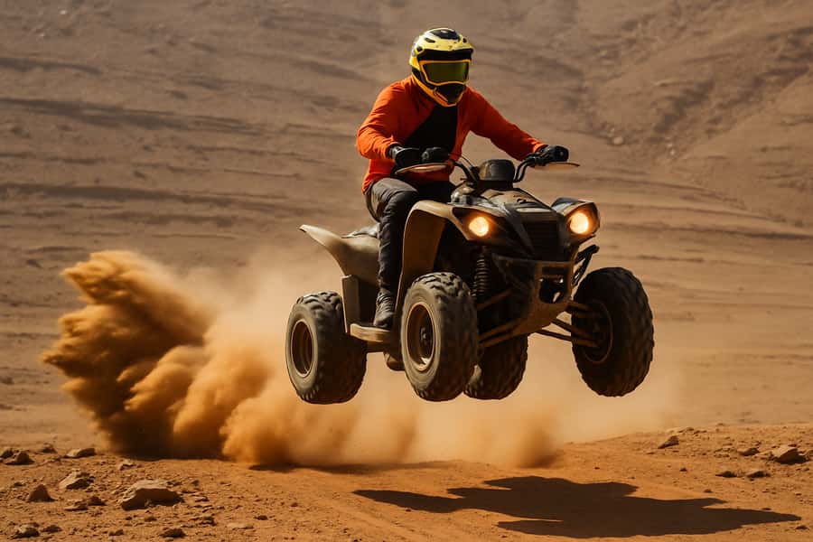 From Marrakech: Agafay Desert Quad Biking with Dinner & Show - Leaving Marrakech in the afternoon