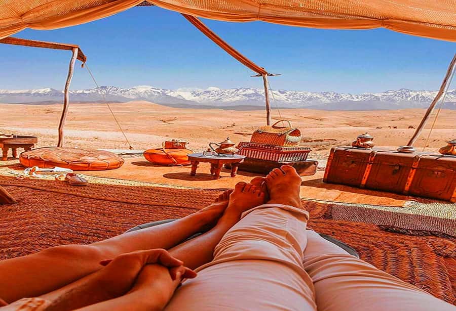 From Marrakech: Agafay Desert Sunset Dinner with Live Show - Camel rides and quad biking: what is really included