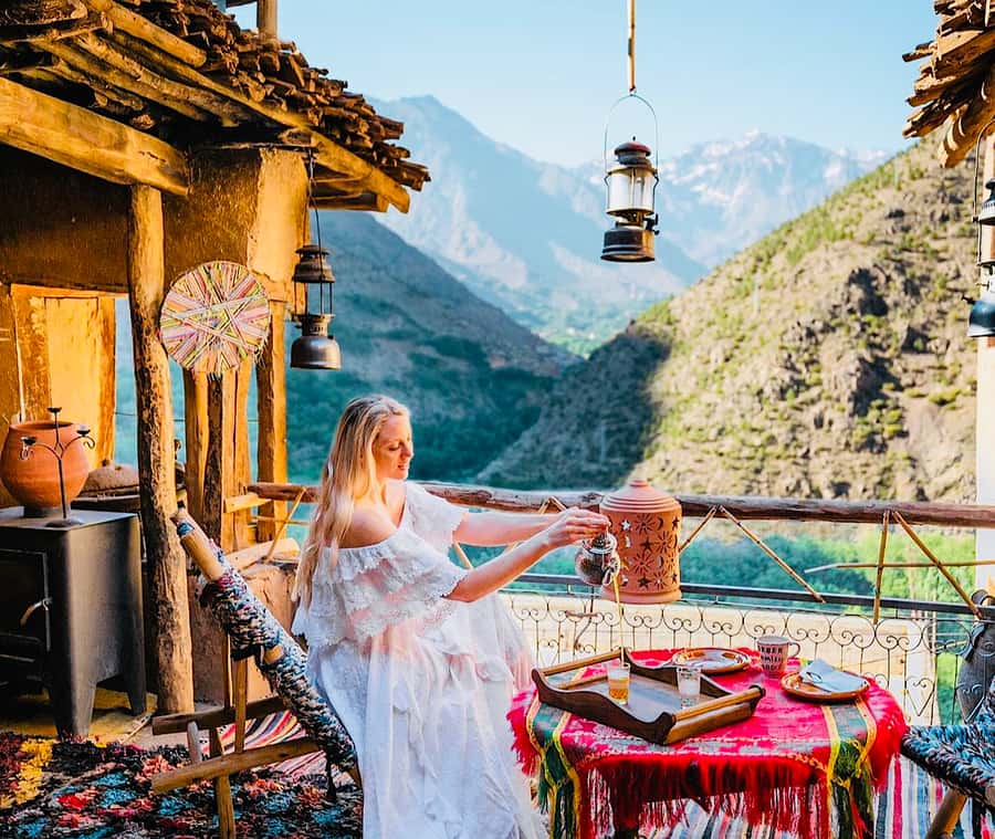 From Marrakech: Atlas Mountains Day Trip with Camel Ride - The walk to the waterfall and mountain terraces