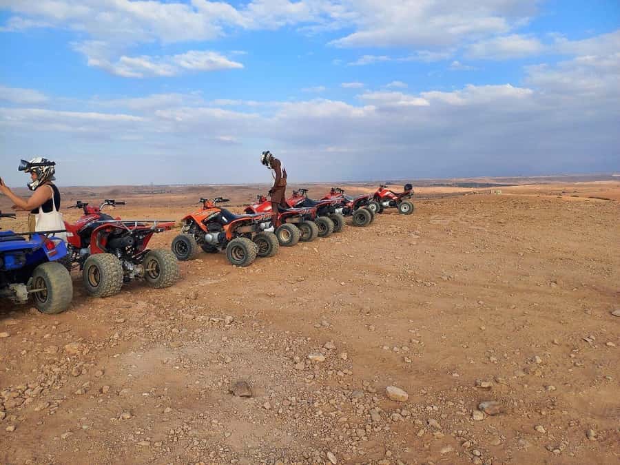 From Marrakech: ATV Quad Bike Tour in Agafay Desert - Photo stops with Atlas Mountain views