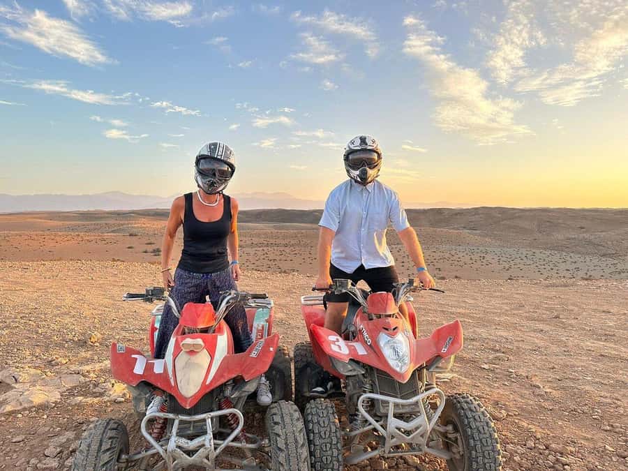 From Marrakech: ATV Quad Bike Tour in Agafay Desert - How the four hours usually fit together