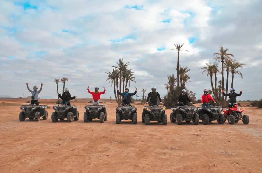 From Marrakech: Camel Ride, Quad Bike & Spa Full-Day Trip - Quad biking across the Palmeraie