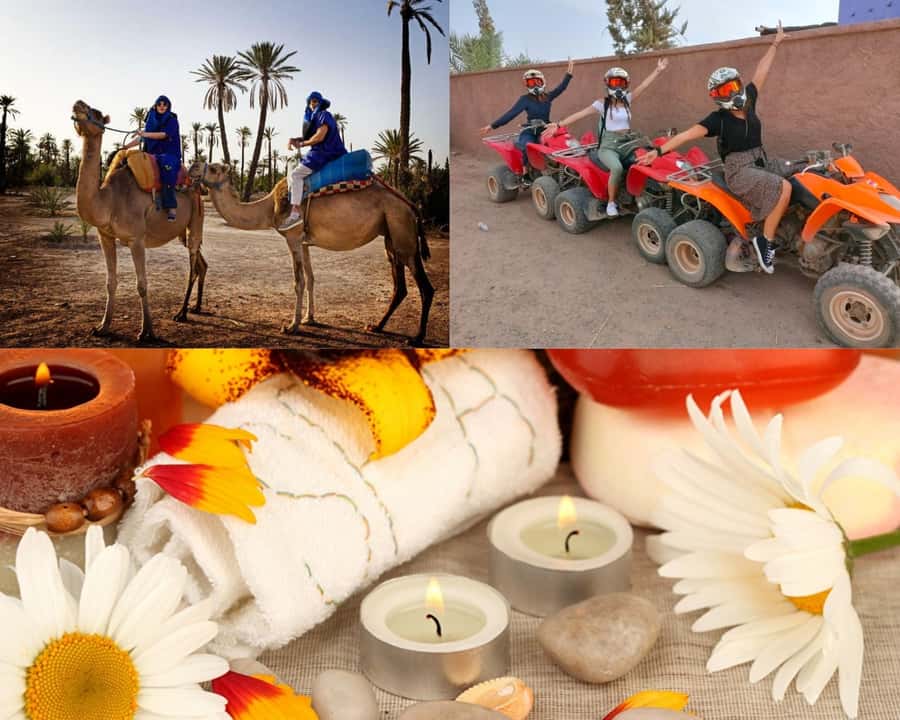 From Marrakech: Camel Ride, Quad Bike & Spa Full-Day Trip - The short drive to the Palmeraie
