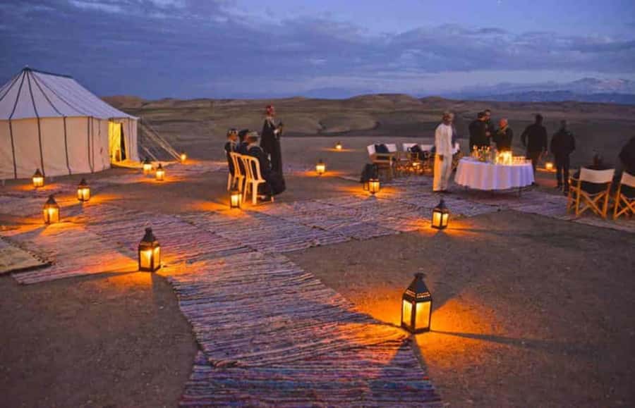 From Marrakech: Dinner in Agafay Desert with Sunset - Key points to know before you book